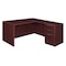 Regency Pedestal Desk Legacy 60" Single Full Pedestal L-Desk, 4, Mahogany LLDSPF603047MH - alternate 1